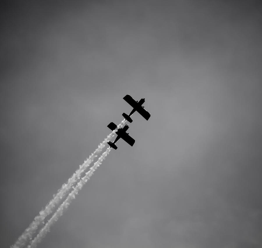 RV8TORS Silhouette Sunderland Air Show 2014 Photograph by Scott Lyons