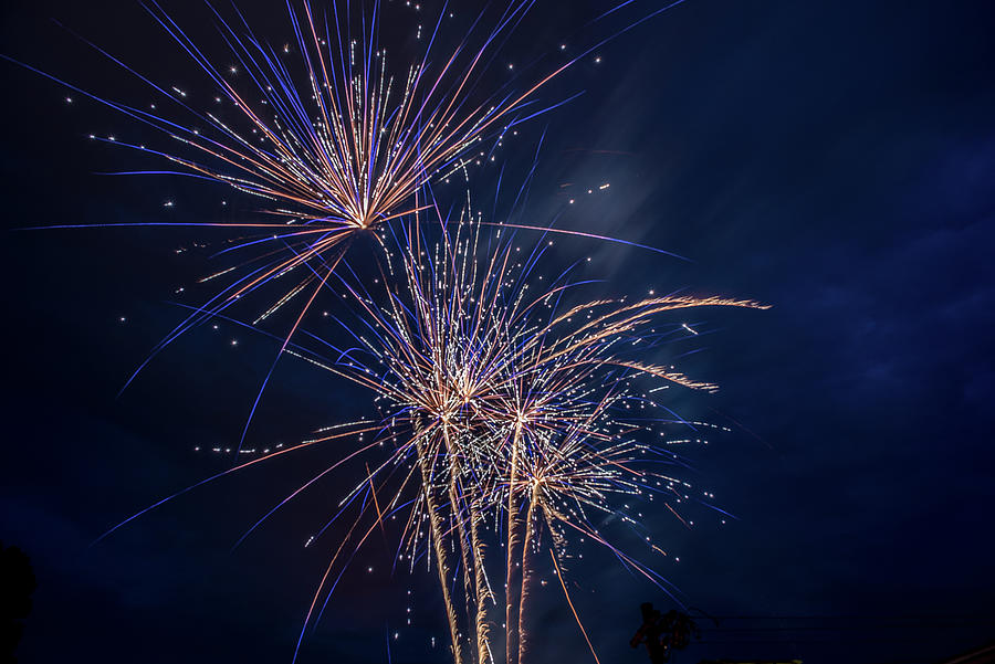 Fireworks Richmond VA Photograph by Doug Ash