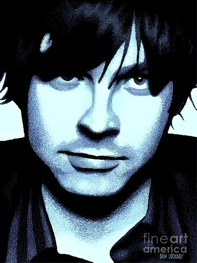 Music Digital Art - Ryan Adams by Dan Lockaby