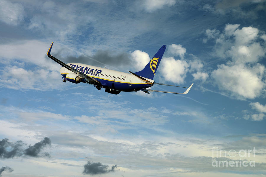 Ryanair Boeing 737-8as Digital Art by Airpower Art