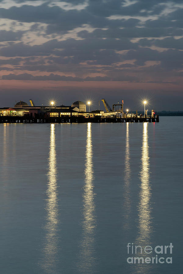 Ryde Pier at Sunset 002 Photograph by Clayton Bastiani