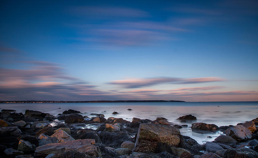 Rye beach rocks Photograph by Keith Frost - Pixels