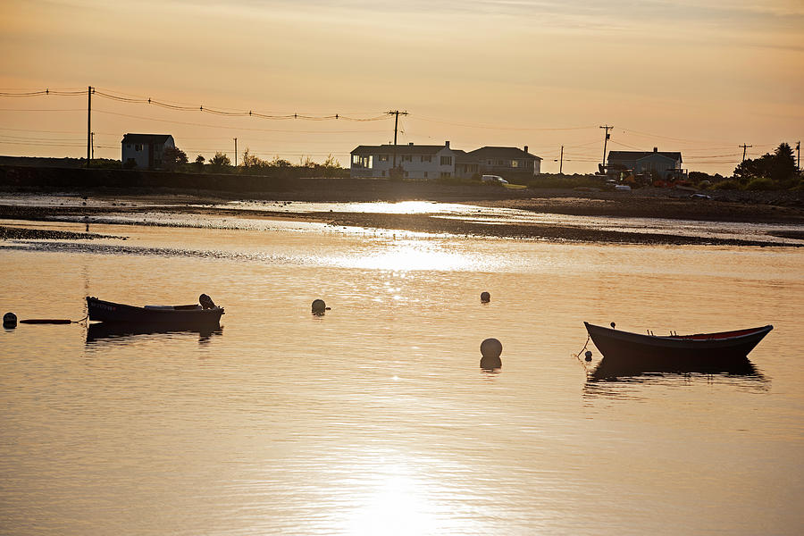 Rye Harbor Golden Sunrise rye NH New Hampshire Photograph by Toby McGuire