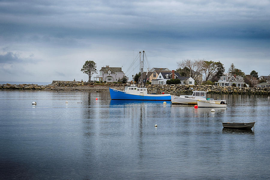 Boat Photograph - Rye Harbor N H by Tricia Marchlik