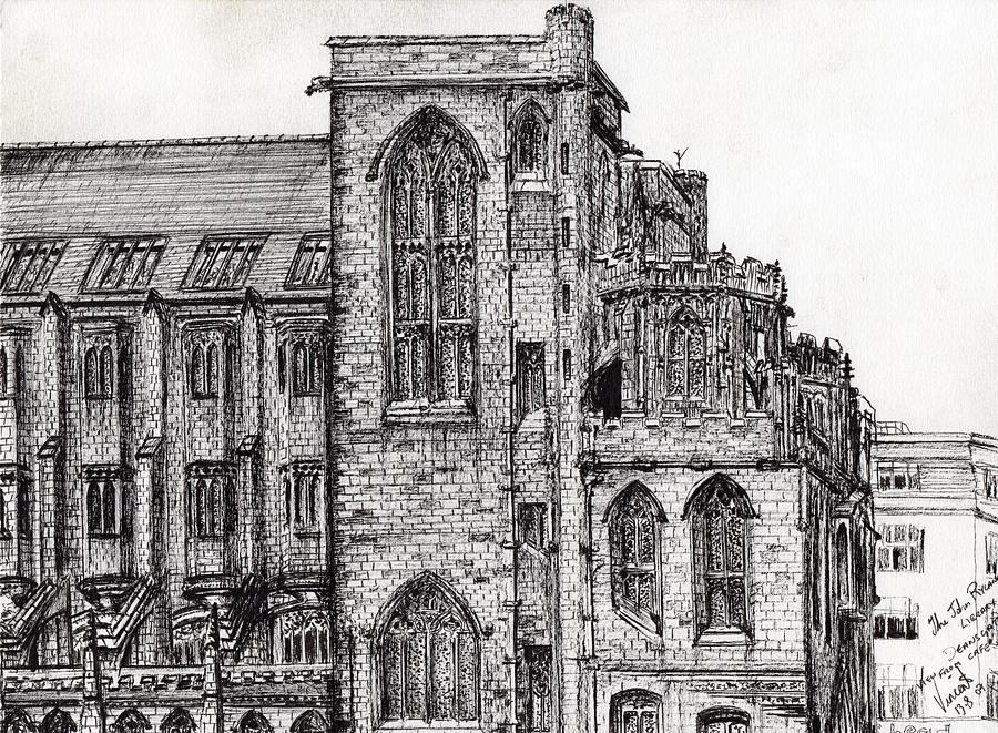 Brick Painting - Rylands Library by Vincent Alexander Booth