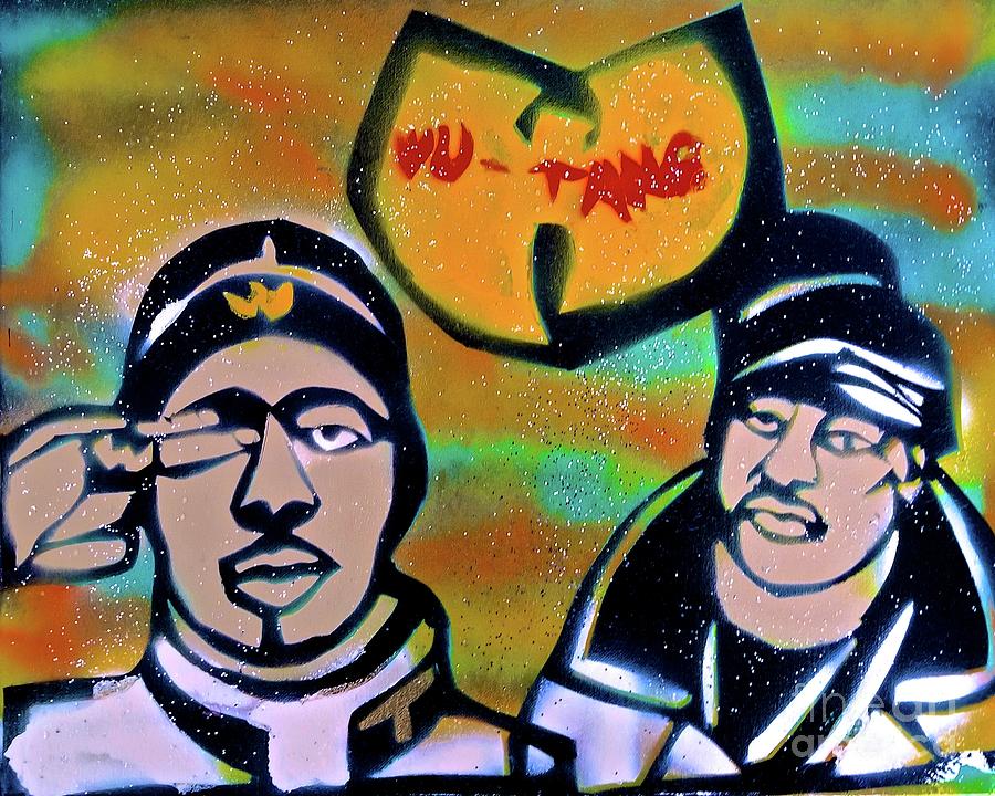 Music Painting - RZA and Ghostface by Tony B Conscious