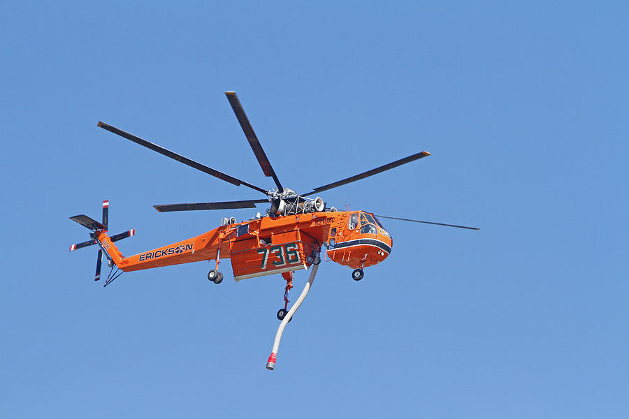 S-64E Elvis in Flight Photograph by Shoal Hollingsworth