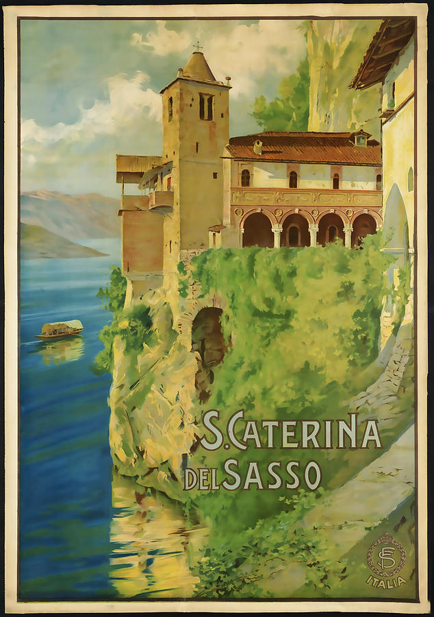 S. Caterina Del Sasso Mixed Media by David Wagner