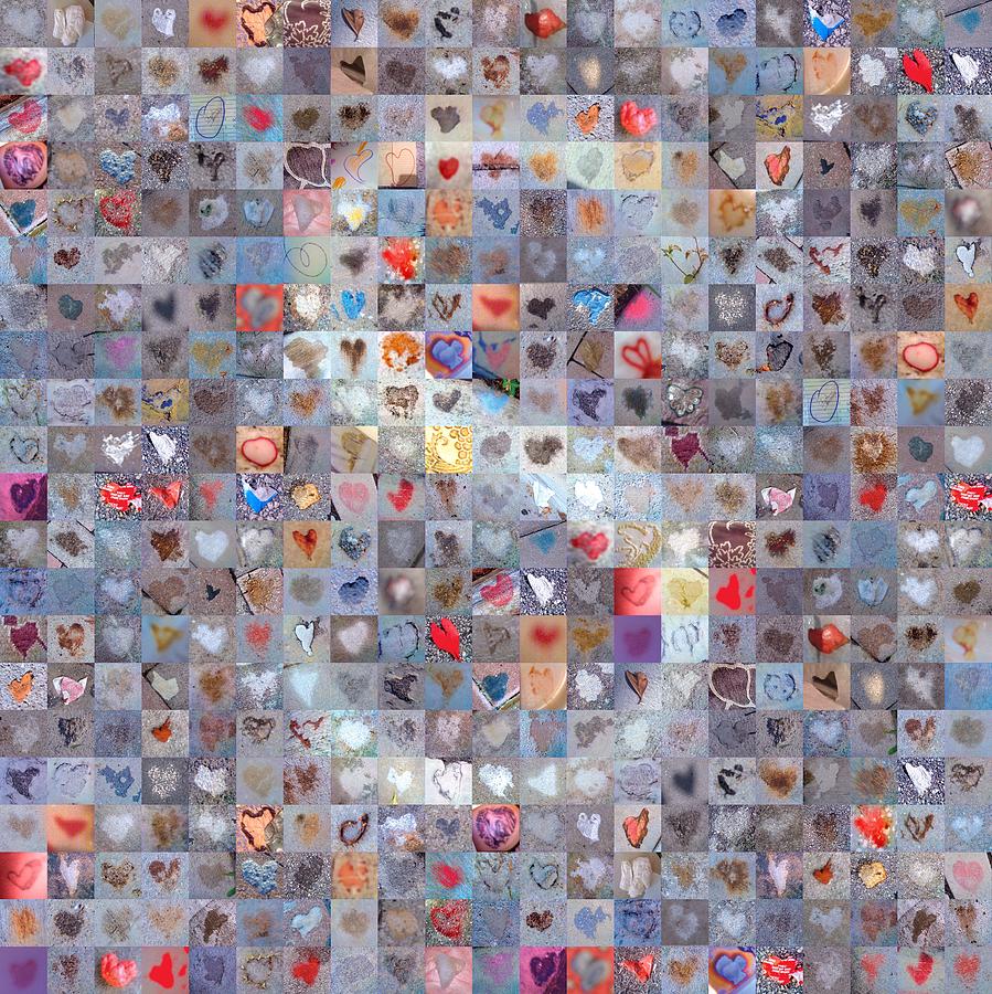 S in Confetti Digital Art by Boy Sees Hearts