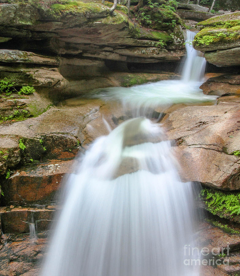 Waterfall Photograph - Sabbaday Falls by Scott Moore