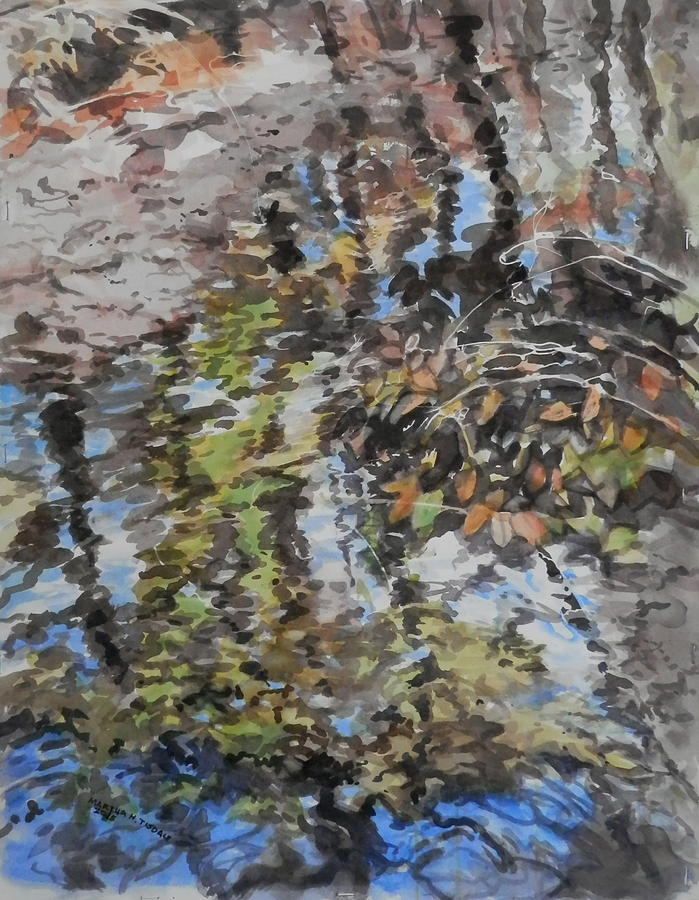 Sabbath Creek Reflections Painting by Martha Tisdale