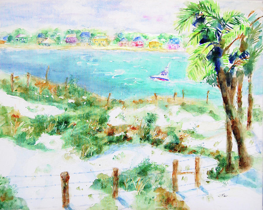 Sand Dunes of Perdido Key Painting by Jerry Fair