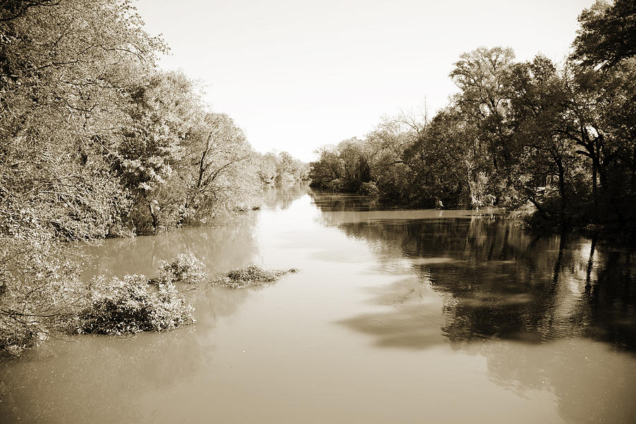 Sabine River Near Big Sandy Texas Photograph Fine Art Print 4086 Photograph by M K Miller