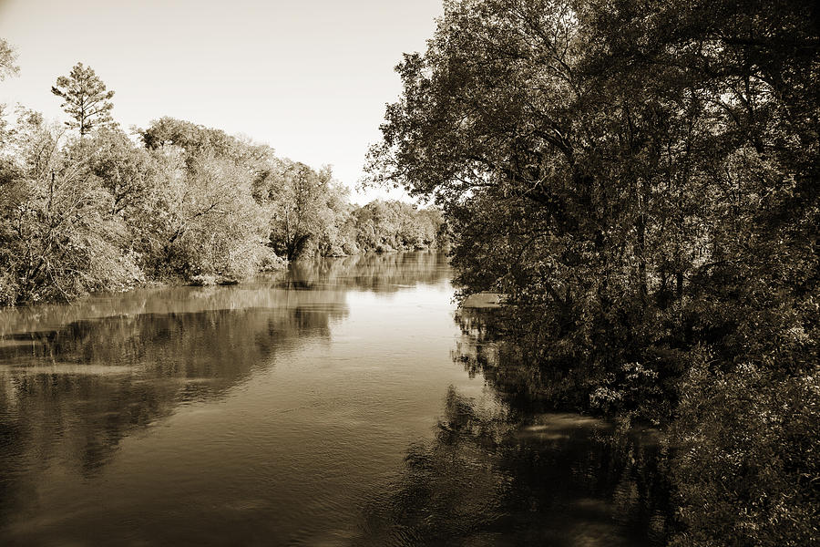 Sabine River Near Big Sandy Texas Photograph Fine Art Print 4092 Photograph by M K Miller