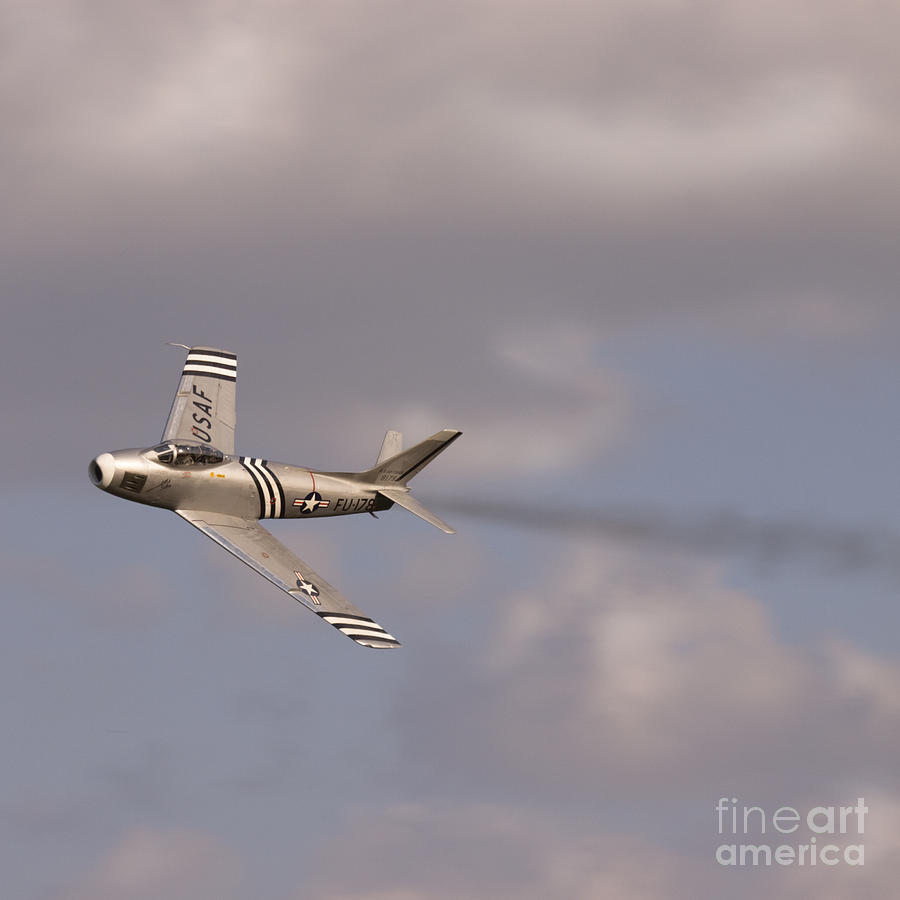 Jet Photograph - Sabre by Ang El