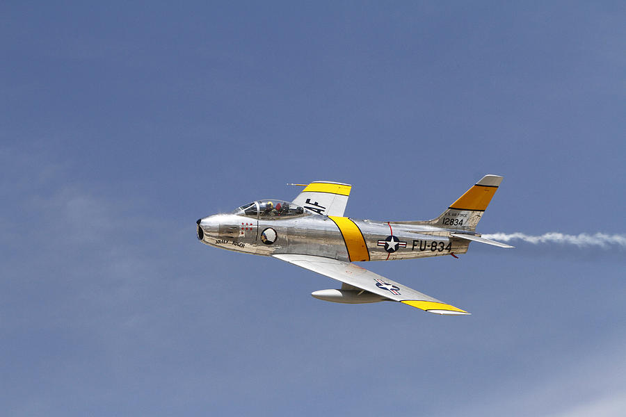 Sabre in Flight Photograph by Shoal Hollingsworth