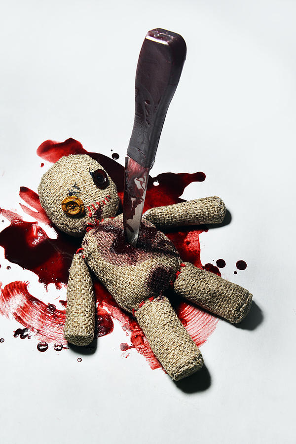 Sack Voodoo doll Photograph by Jaroslaw Blaminsky