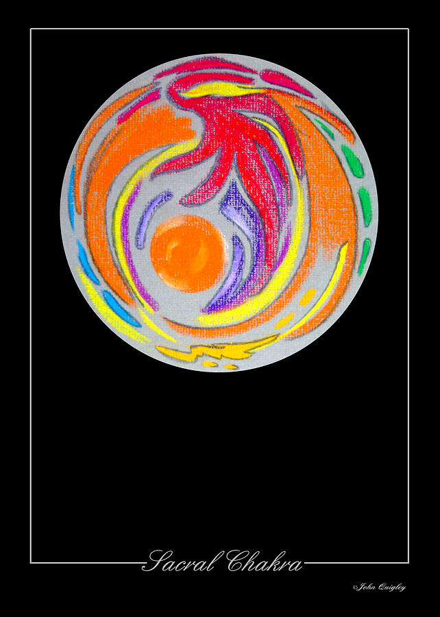 Sacral Chakra Pastel by John Quigley