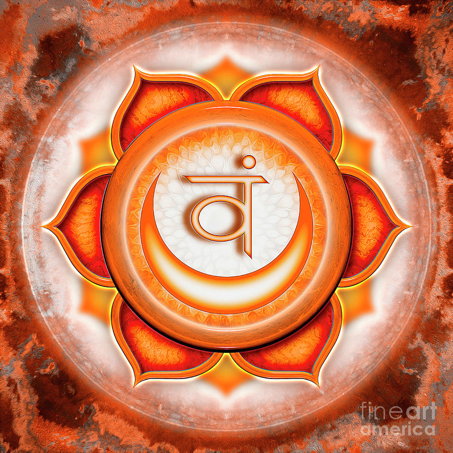 Sacral Chakra - Series 5 Digital Art By Dirk Czarnota | Fine Art America