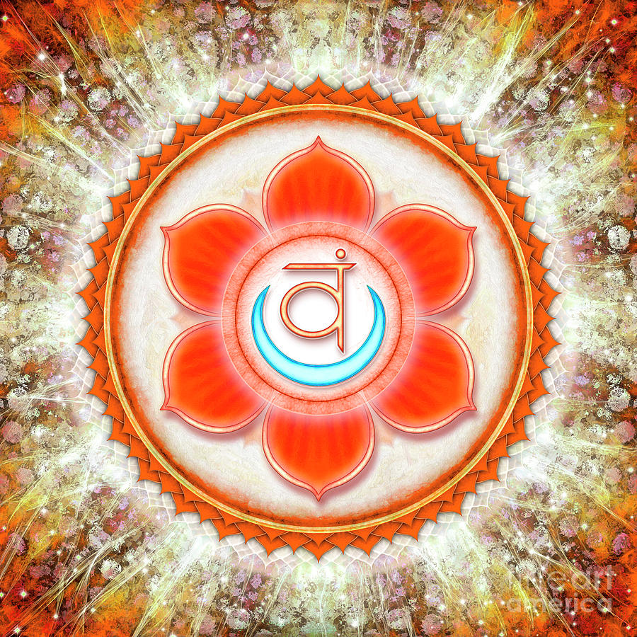 Sacral Chakra - Series 6 Digital Art by Dirk Czarnota