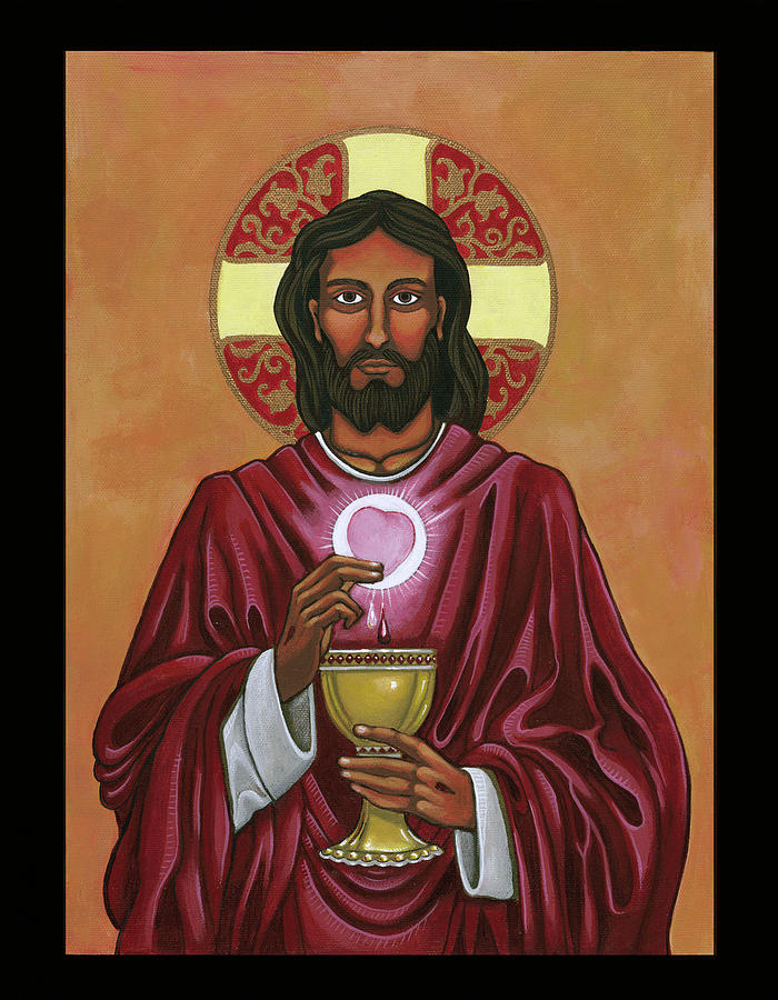 Jesus Christ Painting - Sacrament of Mercy by Susan Howard