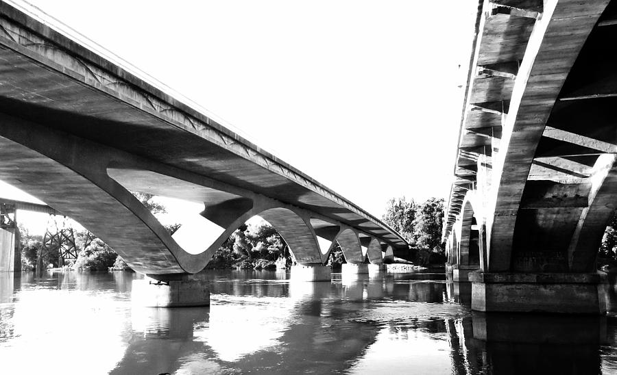 Sacramento River Bridges Photograph by Michael Ramsey