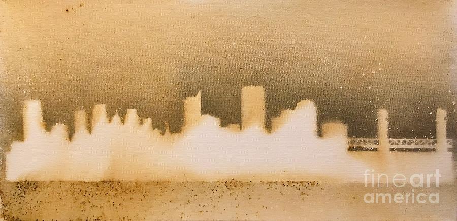 Sacramento Pyrography - Sacramento Skyline by Brandi Pfleider Sacramento Pyrography - Sacramento Skyline by Brandi Pfleider