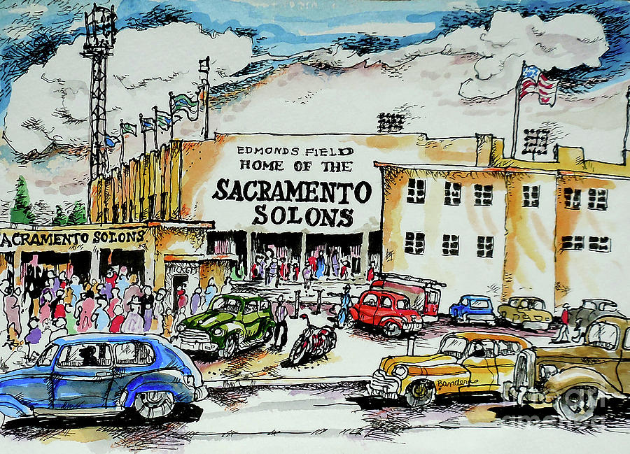 Sacramento Solons Painting by Terry Banderas