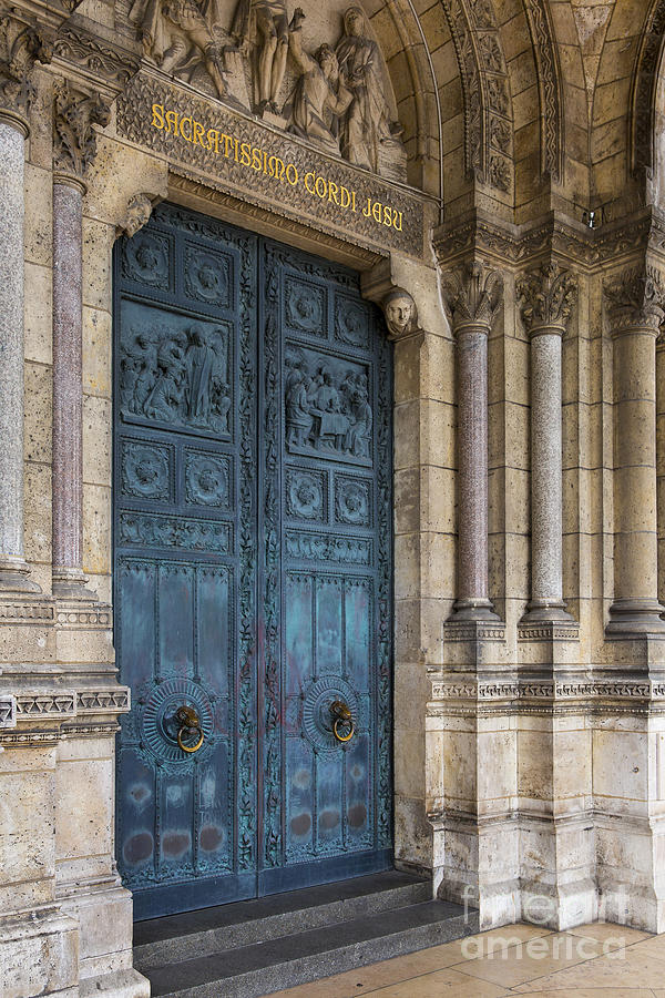 Sacre Coeur Door Photograph by Brian Jannsen