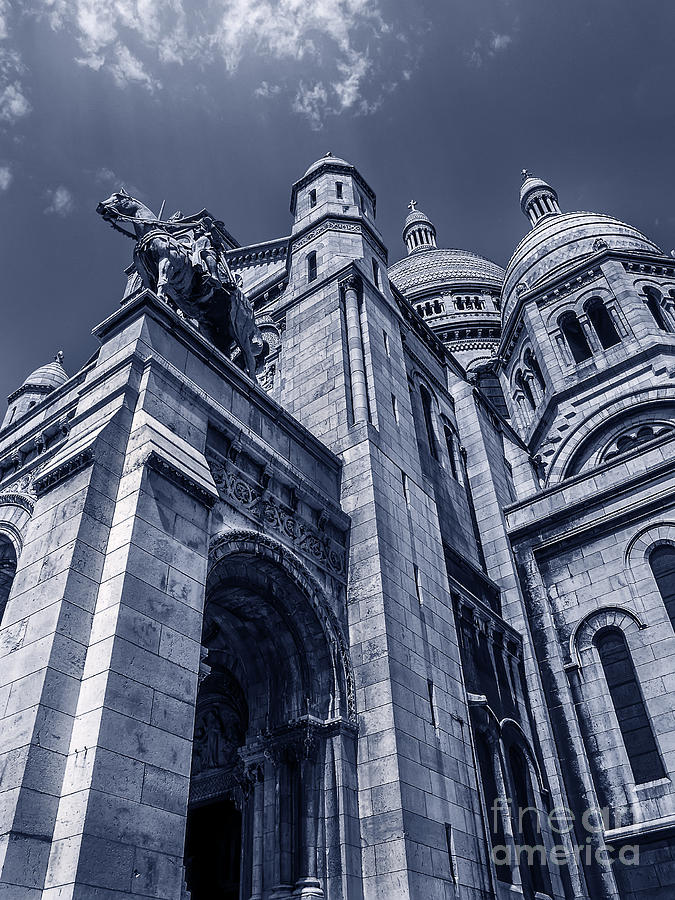 Paris Photograph - Sacre Coeur by Urbanmoon Art and Photography