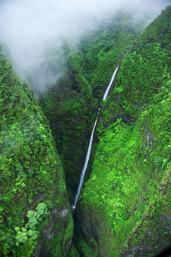 Sacred Falls - Oahu Photograph by Sean Davey