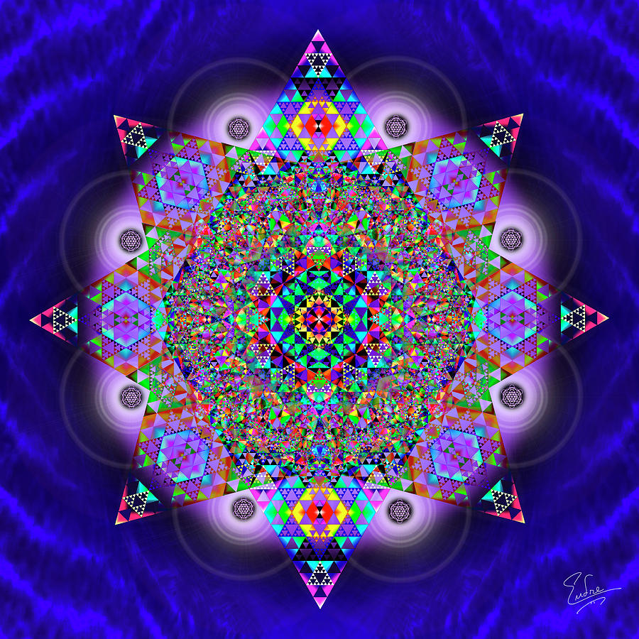 Sacred Geometry 582 Digital Art by Endre Balogh