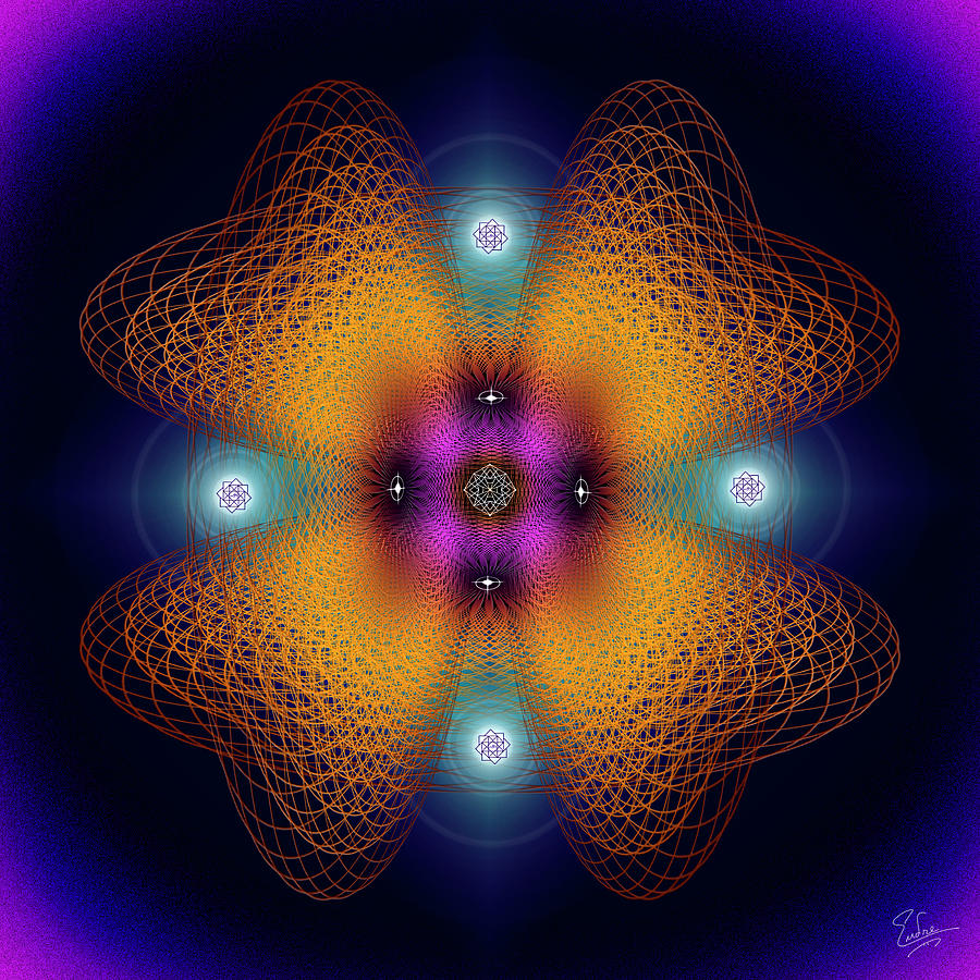 Sacred Geometry 584 Digital Art by Endre Balogh