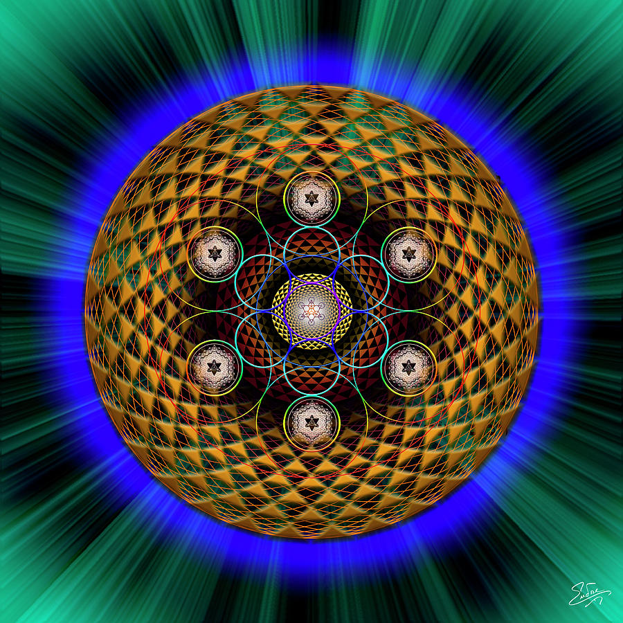 Sacred Geometry 608 Photograph by Endre Balogh
