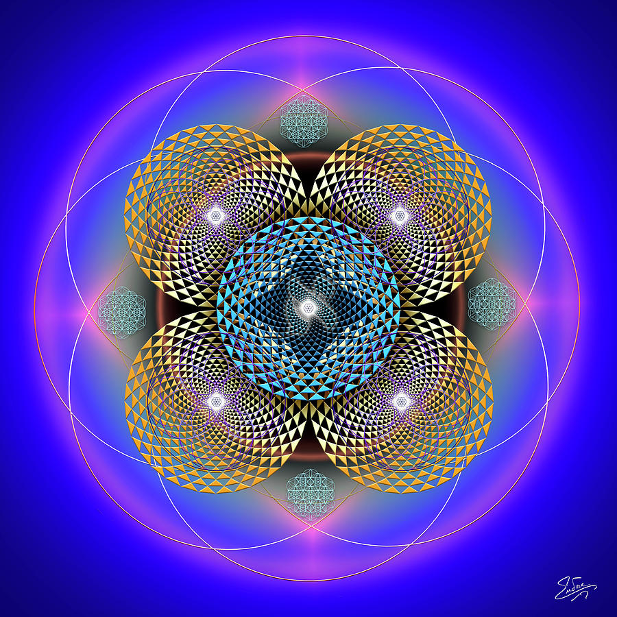 Sacred Geometry 610 Photograph by Endre Balogh