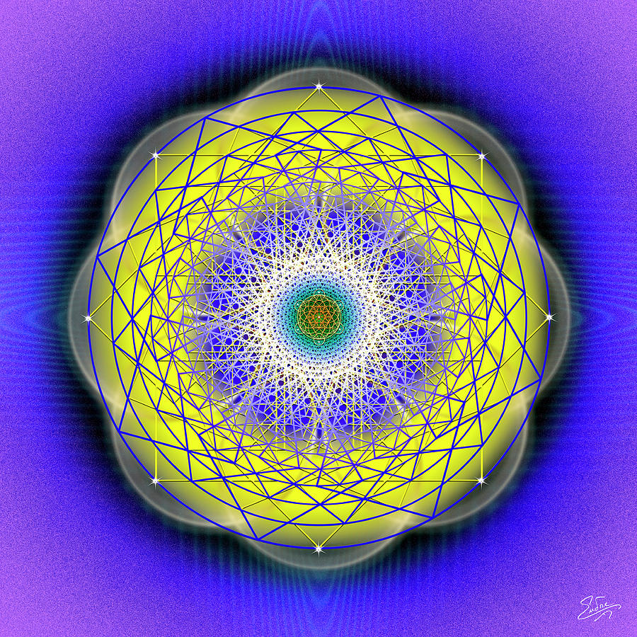 Sacred Geometry 655 Digital Art by Endre Balogh