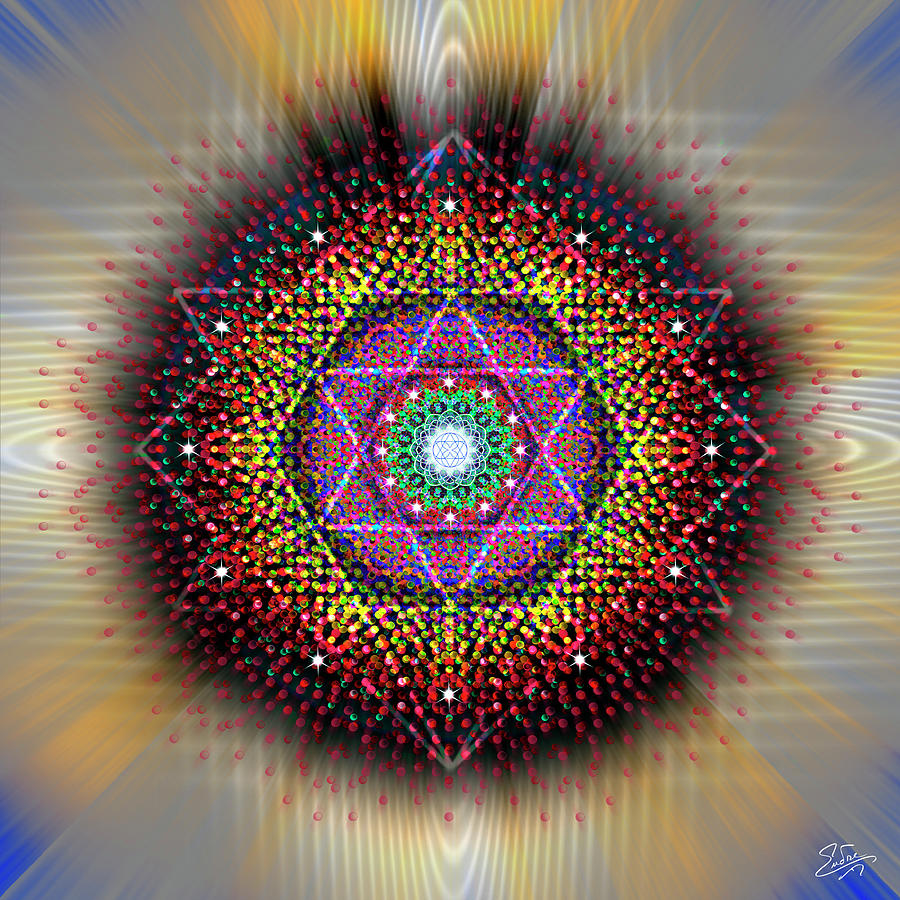 Sacred Geometry 657 Digital Art by Endre Balogh