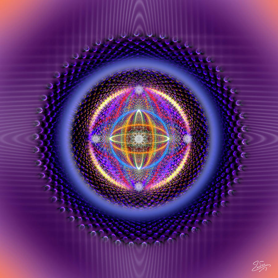 Sacred Geometry 673 Digital Art by Endre Balogh