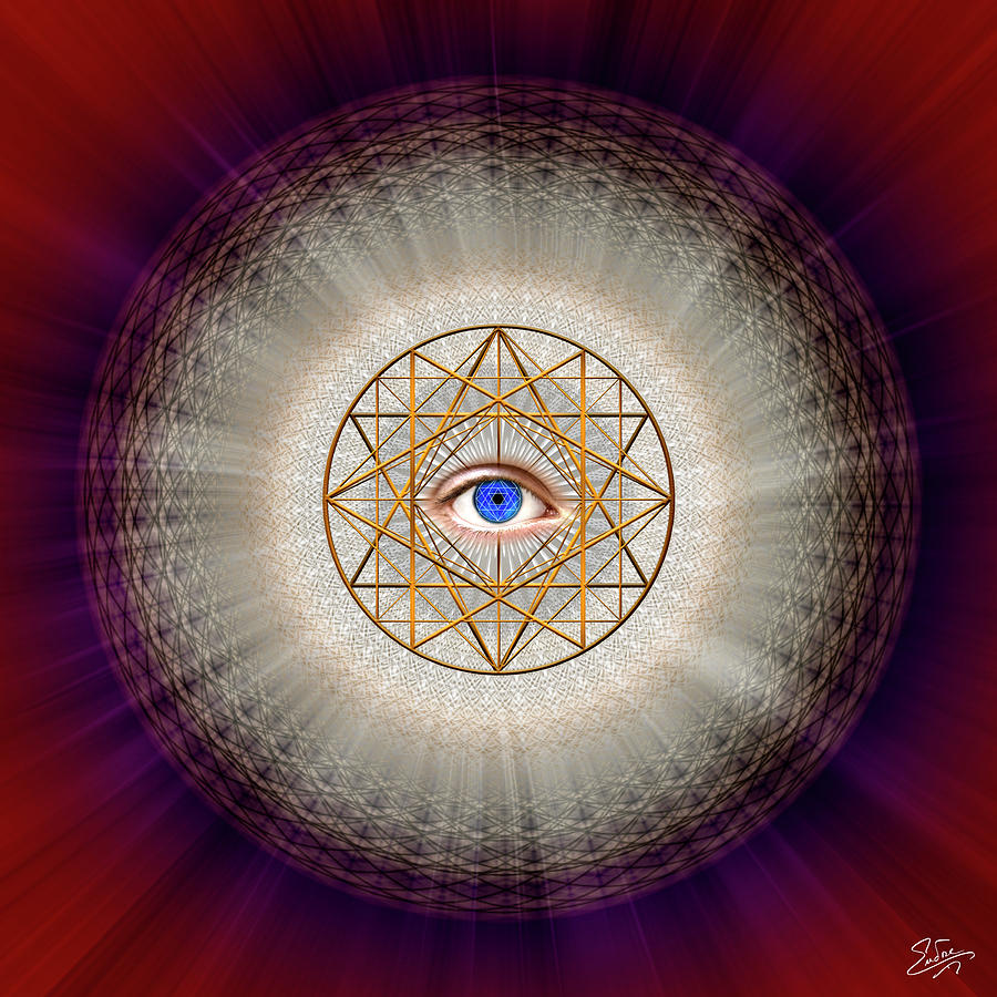 Sacred Geometry 688 Digital Art by Endre Balogh