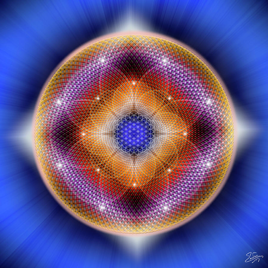 Sacred Geometry 712 Digital Art by Endre Balogh