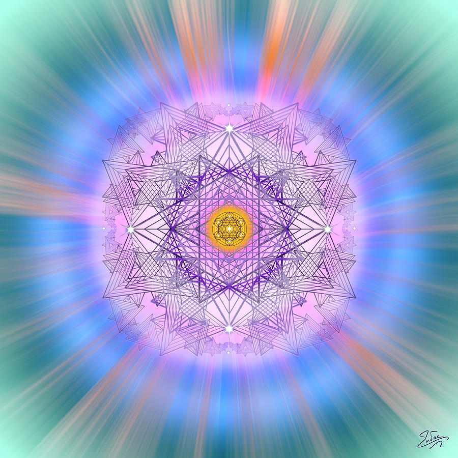 Sacred Geometry 720 Digital Art by Endre Balogh