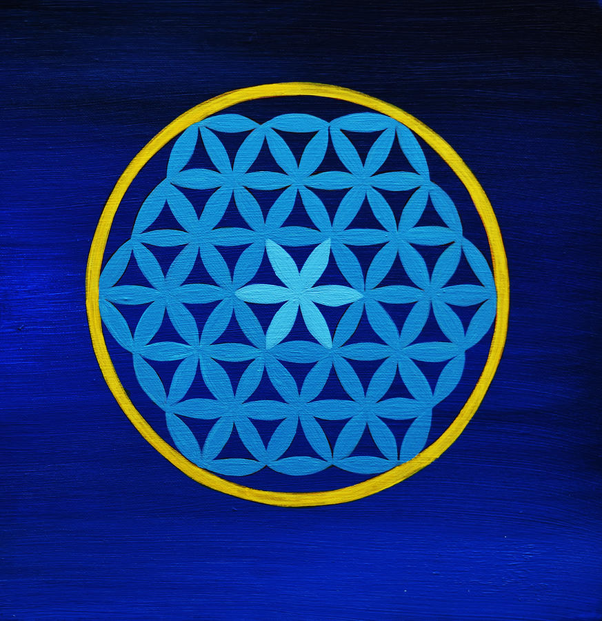 Sacred Geometry Painting by Stephen Humphries