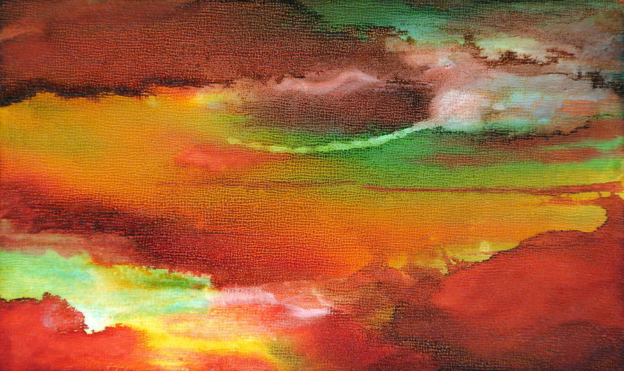 Abstract Painting - Sacred Gift - C - by Sandy Sandy Abstract Painting - Sacred Gift - C - by Sandy Sandy