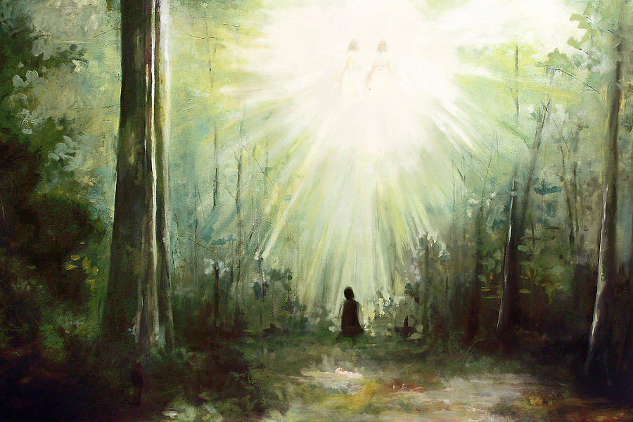 Jesus Christ Painting - Sacred Grove by Brent Borup