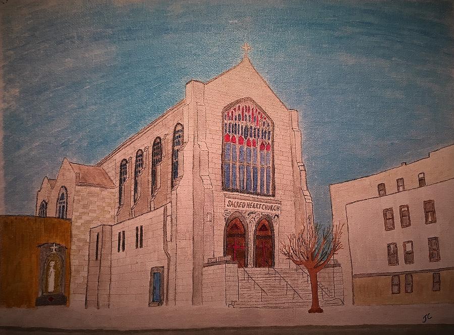 Sacred Heart Church Painting