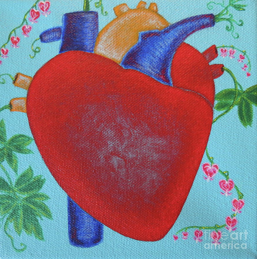 Sacred Heart No. 6 Painting by Aimee Mouw