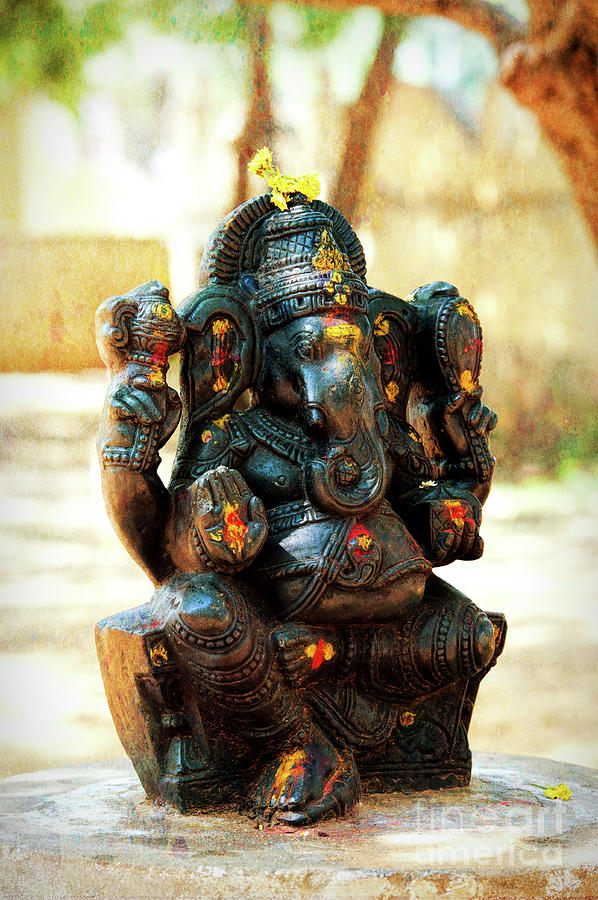 Abstract Photograph - Sacred Indian Ganesha by Tim Gainey