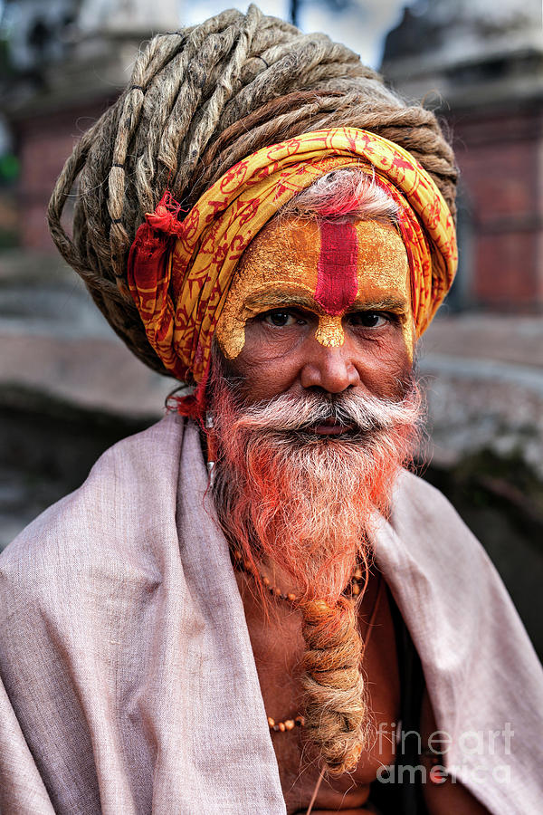 Sadhu Photograph - Sacred Makeup by Awais Yaqub Sadhu Photograph - Sacred Makeup by Awais Yaqub