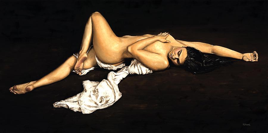 Nude Painting - Sacred by Richard Young