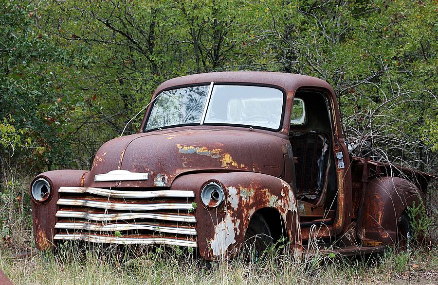 Sad and Lonely Abandoned Chevy Truck Photograph by Sheila Brown